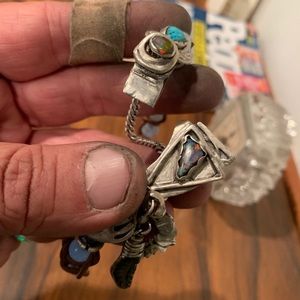 Navajo style men’s biker bracelet